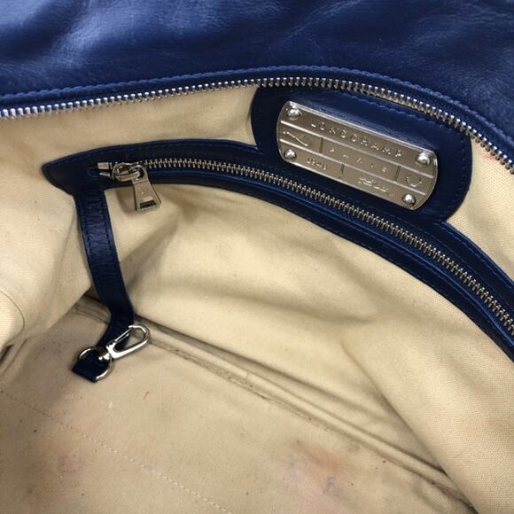 Longchamp Lm Cuir Lagoon Zipper Tote Shoulder Bag - Picture 11 of 13